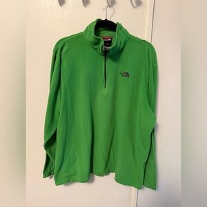 The North Face Vibrant Green Quarter-Zip Fleece